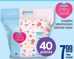Jean Coutu PERSONNELLE Selected wipes offer