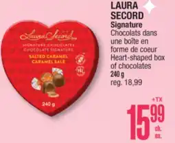 Jean Coutu LAURA SECORD Signature Heart-shaped box of chocolates offer