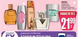 Jean Coutu GUESS Fragrances Selected fragrances offer