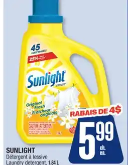 Jean Coutu SUNLIGHT Laundry detergent offer