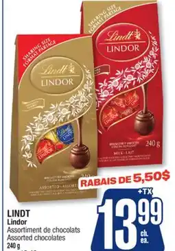 Jean Coutu LINDT Lindor Assorted chocolates offer