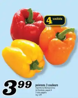Marché Richelieu POIVRONS 3 COULEURS | 3 COLOR PEPPERS offer