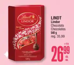 Jean Coutu Lindor Chocolates offer