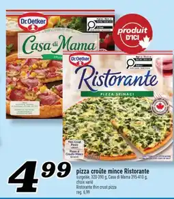 Marché Richelieu Pizza croûte mince Ristorante | Ristorante thin crust pizza offer