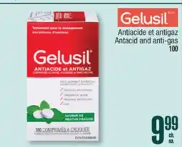 Jean Coutu GELUSIL Antacid and anti-gas offer