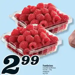 Marché Richelieu FRAMBOISES | RASPBERRIES offer