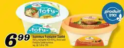 Marché Richelieu HUMMUS FONTAINE SANTÉ | FONTAINE SANTÉ HUMMUS offer