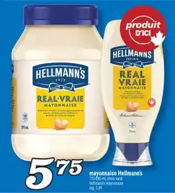 Marché Richelieu MAYONNAISE HELLMANN'S | HELLMANN'S MAYONNAISE offer