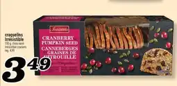 Marché Richelieu CRAQUELINS IRRÉSISTIBLE | IRRÉSISTIBLE CRACKERS offer