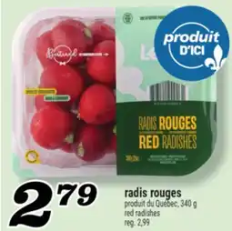 Marché Richelieu RADIS ROUGES | RED RADISHES offer