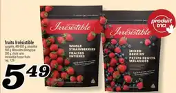 Marché Richelieu FRUITS IRRÉSISTIBLE | IRRÉSISTIBLE FROZEN FRUITS offer
