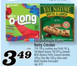 Marché Richelieu COLLATION AUX FRUITS BETTY CROCKER | BETTY CROCKER FRUIT SNACK offer