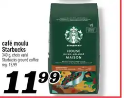 Marché Richelieu CAFÉ MOULU STARBUCKS | STARBUCKS GROUND COFFEE offer