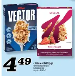Marché Richelieu Céréales Kellogg's | Kellogg's cereal offer