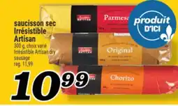 Marché Richelieu SAUCISSON SEC IRRÉSISTIBLE ARTISAN | IRRÉSISTIBLE ARTISAN DRY SAUSAGE offer