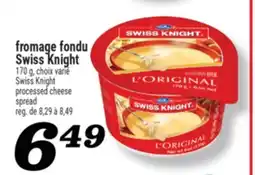 Marché Richelieu FROMAGE FONDU SWISS KNIGHT | SWISS KNIGHT PROCESSED CHEESE SPREAD offer
