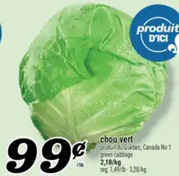 Marché Richelieu CHOU VERT | GREEN CABBAGE offer