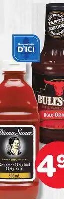 Marches Tradition BULL'S-EYE (425 mL) OR DIANA (500 mL) DIANA (375 mL) BARBECUE SAUCE OR MARINADE offer