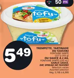 Marches Tradition FONTAINE SANTÉ (235 mL) GARLIC SAUCE, DIP, SPREAD OR TZATZIKI offer