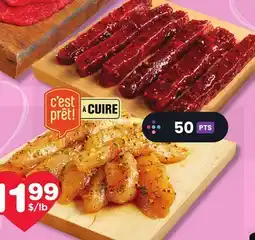 Marches Tradition FRESH MARINATED BEEF, CHICKEN OR PORK STRIPS offer