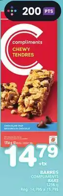 Marches Tradition COMPLIMENTS BARS offer