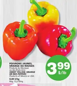 Marches Tradition SWEET YELLOW, ORANGE OR RED PEPPERS offer