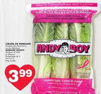 Marches Tradition ROMAINE HEARTS offer