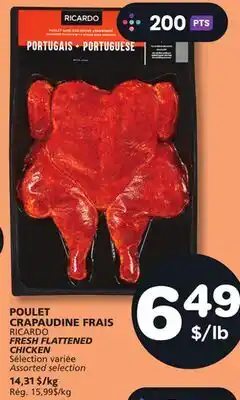 Marches Tradition RICARDO FRESH FLATTENED CHICKEN offer