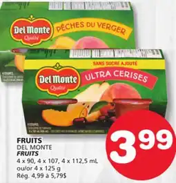 Marches Tradition DEL MONTE FRUITS offer