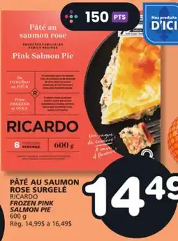 Marches Tradition RICARDO FROZEN PINK SALMON PIE offer
