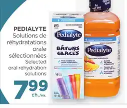 Proxim PEDIALYTE Selected oral rehydration solutions offer