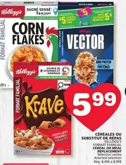 Marches Tradition KELLOGG'S FORMAT FAMILIAL CEREAL OR MEAL REPLACEMENT offer