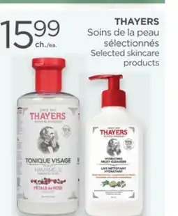 Proxim THAYERS Selected skincare products offer