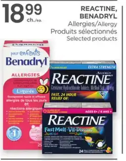 Proxim REACTINE, BENADRYL offer