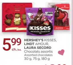 Proxim HERSHEY'S KISSES, LINDT AMOUR, LAURA SECORD offer