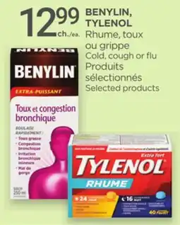 Proxim BENYLIN, TYLENOL Selected Cold, cough or flu products offer