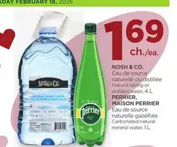 Proxim NOSH & CO. OR PERRIER, MAISON PERRIER offer