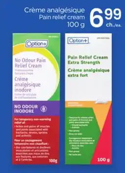 Proxim Option + Pain relief cream offer