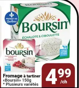 Pasquier Fromage a tartiner Boursin offer
