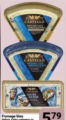 Pasquier Fromage bleu 579 Velour Extra-cremeux ou traditional, CASTELLO offer