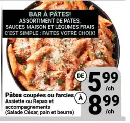Pasquier Pâtes coupées ou farcies Assiette ou Repas et accompagnements offer
