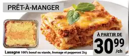 Pasquier Lasagne 100% boeuf ou viande, fromage et pepperoni offer
