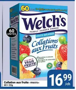 Pasquier Collation aux fruits Welch's offer