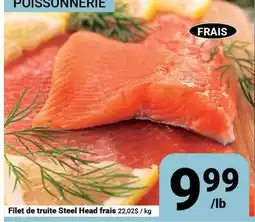 Pasquier Filet de truite Steel Head frais offer