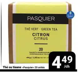 Pasquier Thé ou tisane Pasquier offer