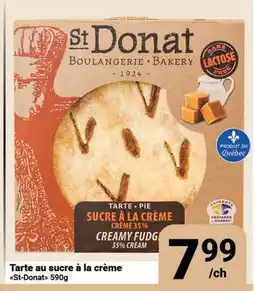 Pasquier Tarte au sucre à la crème St-Donat offer