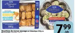 Pasquier Bouchées de morue sauvage de l'Atlantique 300g ou Escargota al'ail 85g DOM offer