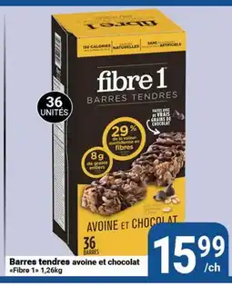 Pasquier Barres tendres avoine et chocolat Fibre 1 offer