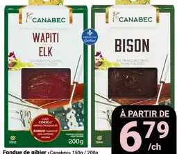 Pasquier Fondue de gibier CANABEC offer