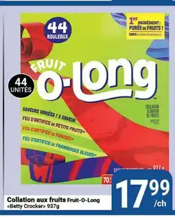 Pasquier Collation aux fruits Fruit-0-Long Betty Crocker offer